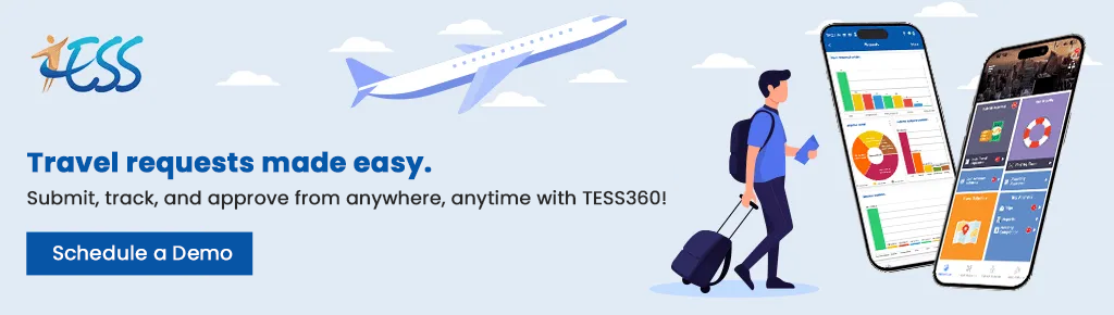 Manage travel requests seamlessly anytime, anywhere with TESS360. Schedule your demo today